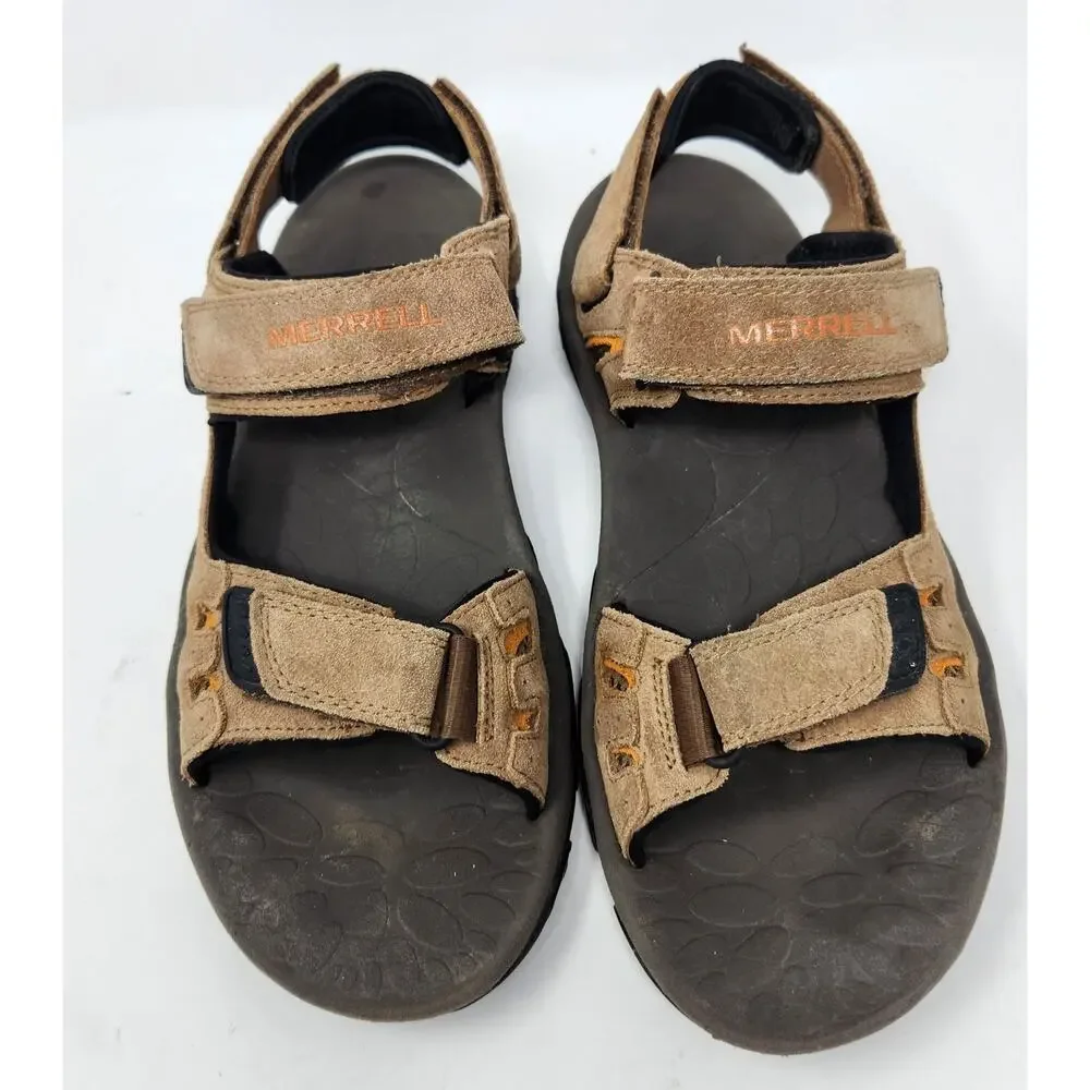 MERRELL MOAB DRIFT Strap Hiking Sandals Mens 9 Brown Sports J24473